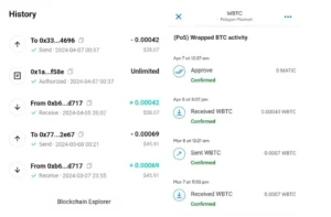 Ember Fund withdrawal via wBTC polygon 