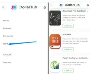 Dollartub tasks 