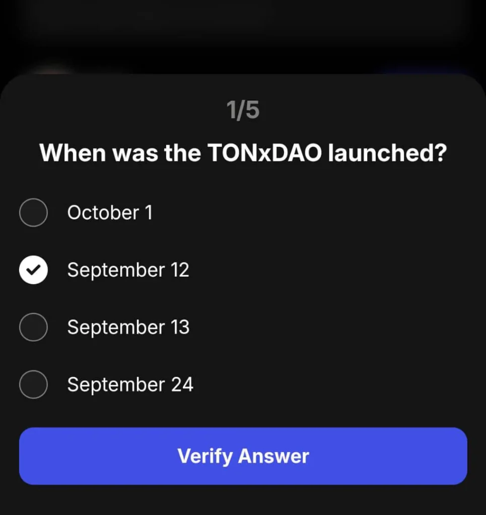 When was TONxDAO launched? 