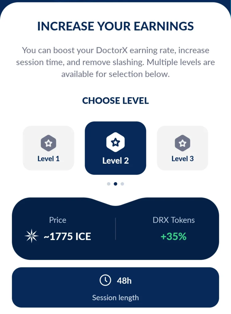 DoctorX boost feature 