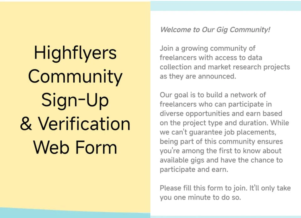 Highflyers gig community review 