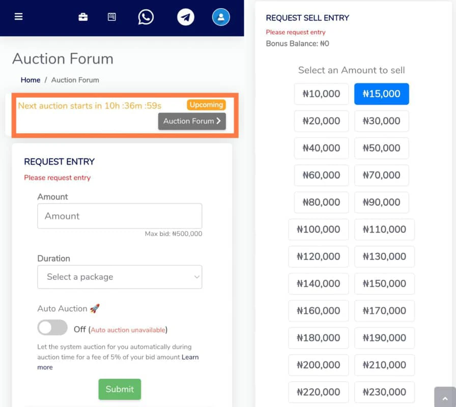 How to withdraw 