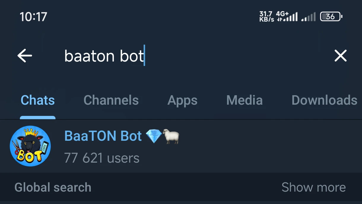 How to start BaaTON bot