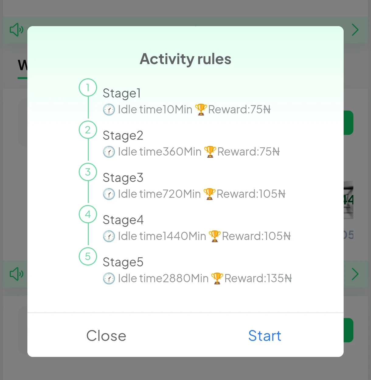 WhatsApp Idle time 