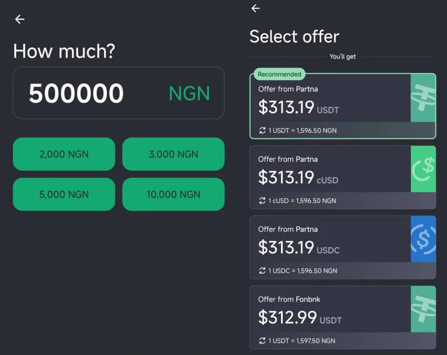 How to add cash on Minipay 