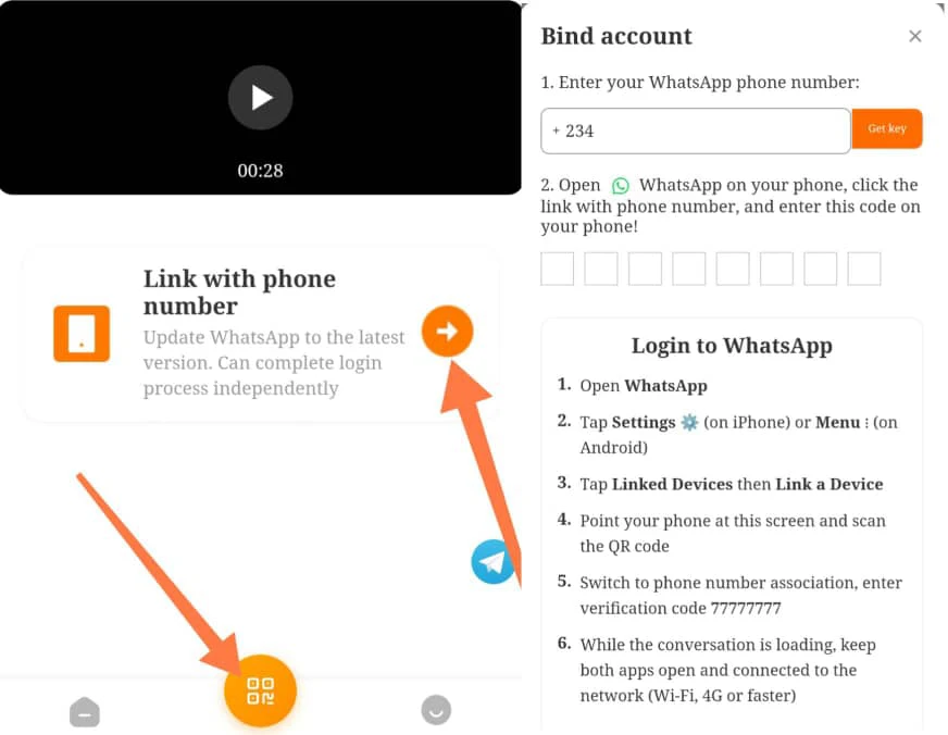 How to link WhatsApp on xssokk.vip
