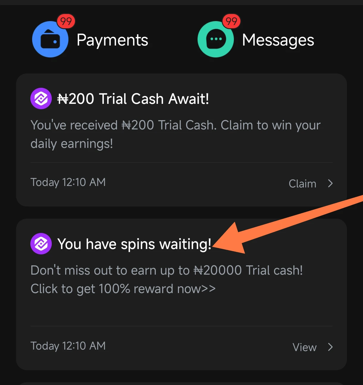 How to get started on Palmpay Spin and win