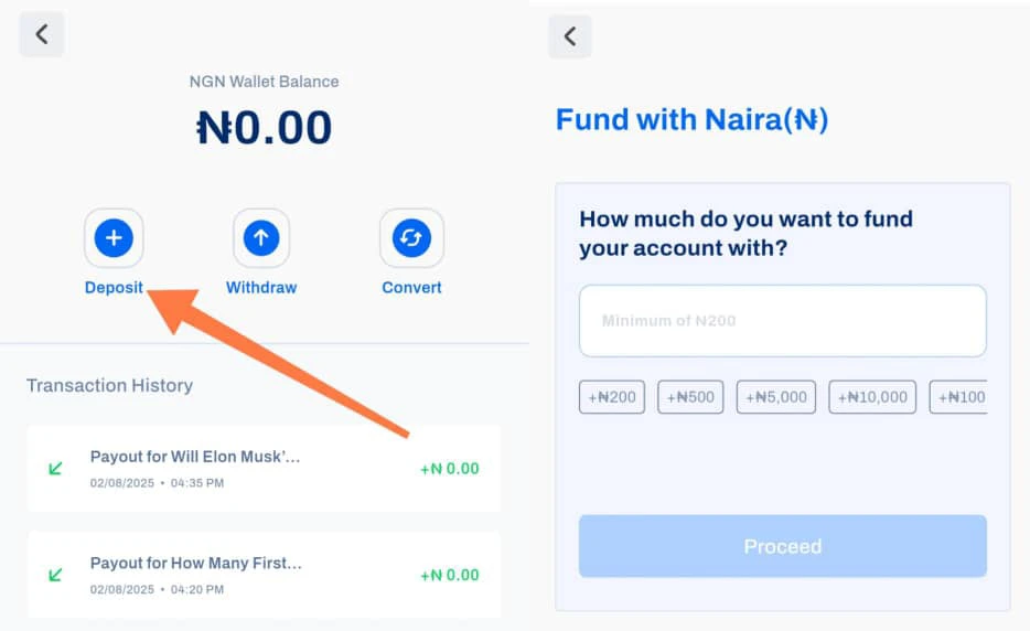 How to deposit on GoWagr 