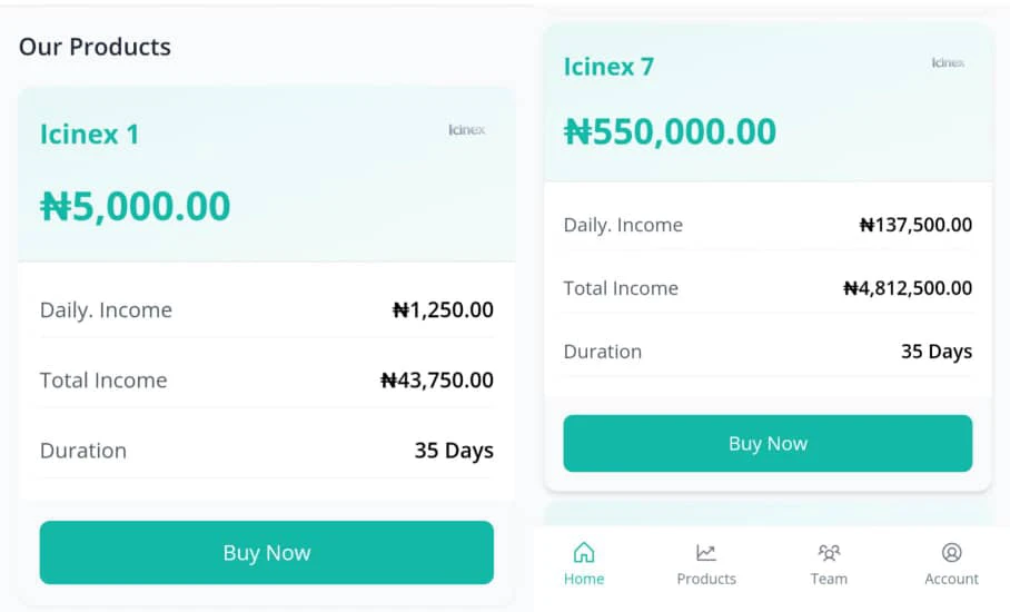Products on iceenex.com