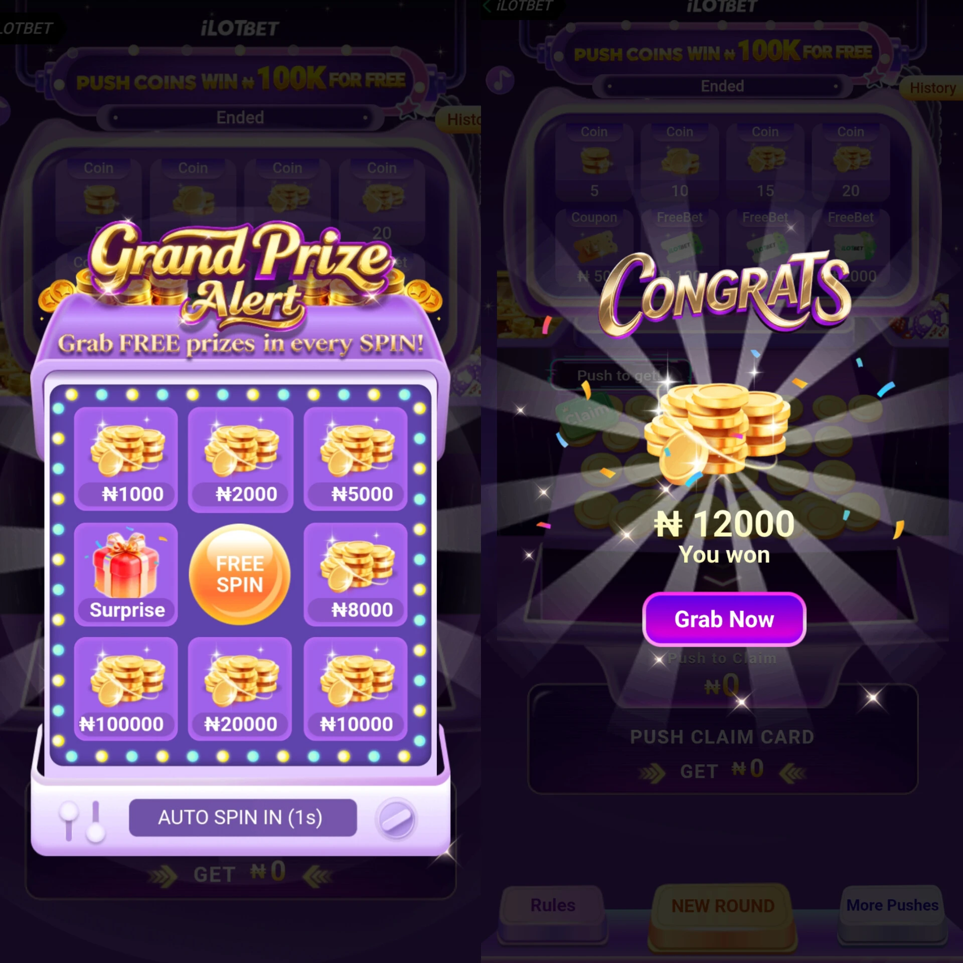 Draw a prize amount on iLotBet 