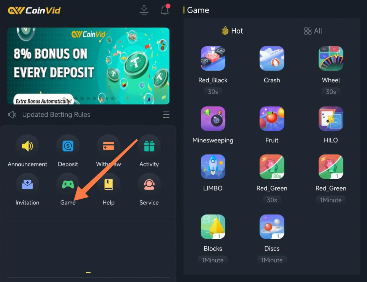 Coinvid games 