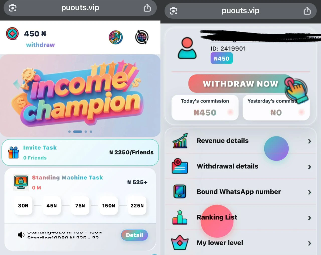Is puouts.vip legit or scam?