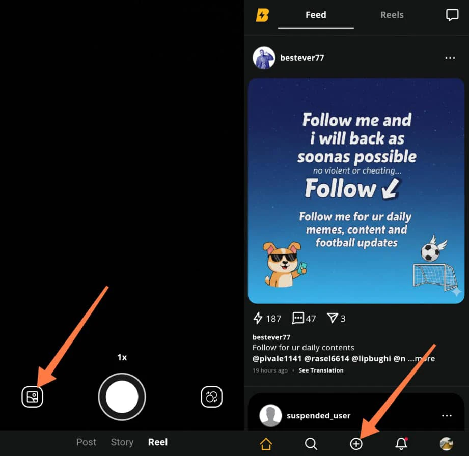 How to post on buzzer app