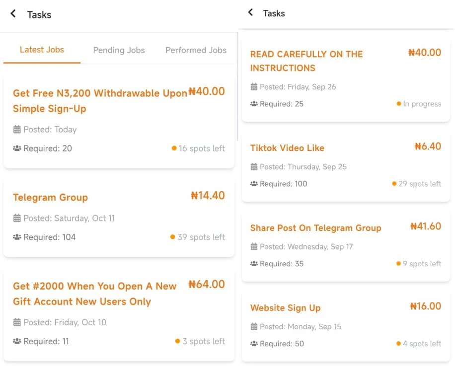 AdgigPay tasks 