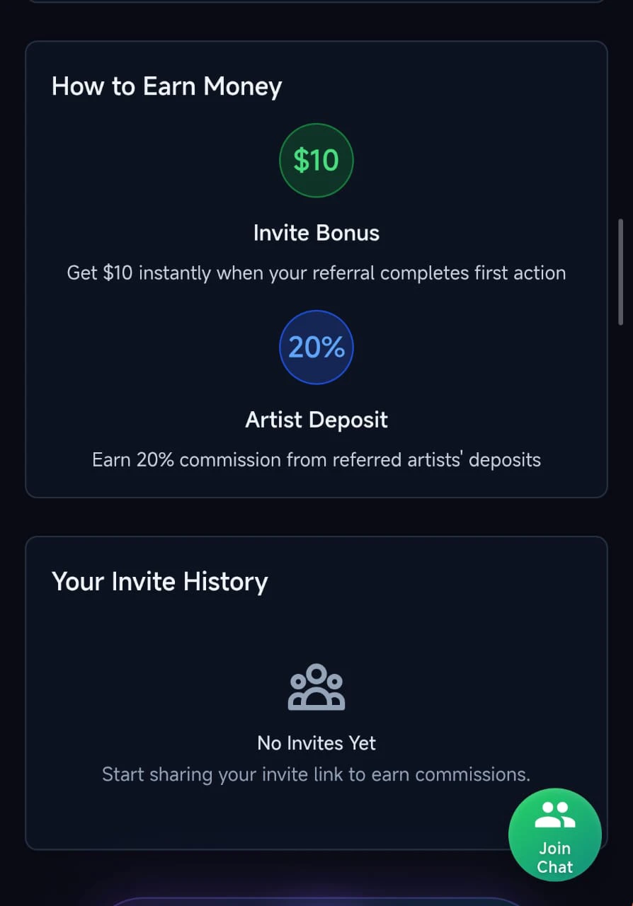 How music.flowearn.top referral program works 
