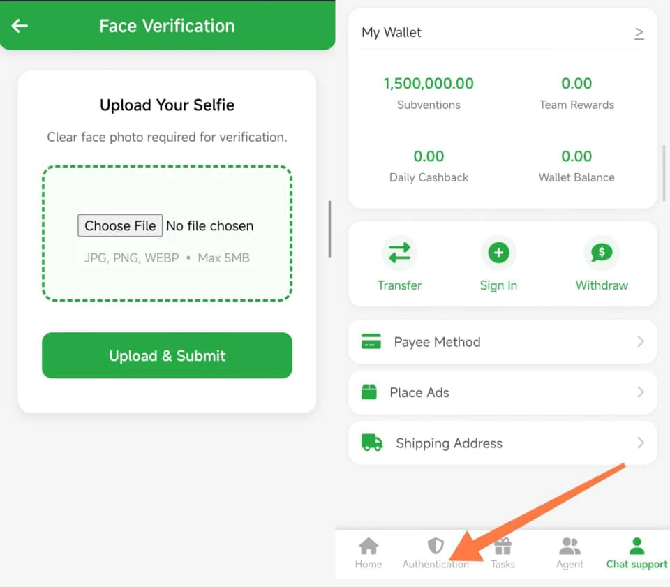 How to complete ninja hope KYC 